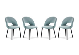 Комплект из 4-х стульев Milo Casa Lucia, светло - синий цена и информация | Стулья для кухни и столовой | hansapost.ee