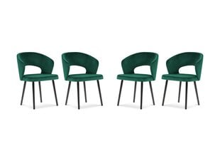 Комплект из 4-х стульев Windsor and Co Elpis, темно-зеленый цена и информация | Стулья для кухни и столовой | hansapost.ee