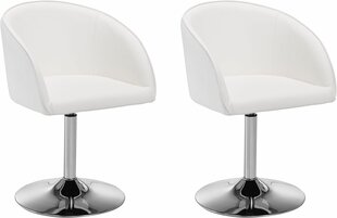 Комплект из 2-х стульев Notio Living Willy, белый цена и информация | Стулья для кухни и столовой | hansapost.ee