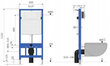 Varjatud WC raam Mexen 5in1 Fenix Slim 6/4 L, 4,5/3 L, 8 cm koos klosetiga Sofia цена и информация | WС-potid | hansapost.ee