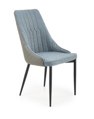2-tooli komplekt Halmar K448, hall/sinine hind ja info | Köögitoolid, söögitoolid | hansapost.ee