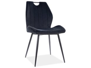 Комплект из 4 стульев Signal Meble Arco, черный цена и информация | Стулья для кухни и столовой | hansapost.ee