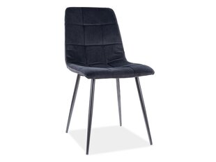 Комплект из 4-х стульев Signal Meble Mila, черный цена и информация | Стулья для кухни и столовой | hansapost.ee