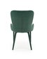2-osaline toolide komplekt Halmar K425, roheline hind ja info | Köögitoolid, söögitoolid | hansapost.ee