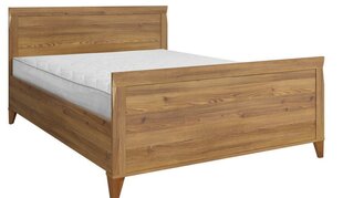 Кровать Bergen 140, коричневая цена и информация | Кровати | hansapost.ee
