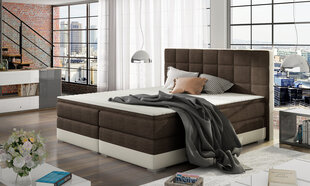 Кровать Damaso, 140х200 см, коричневая/кремовая цена и информация | Кровати | hansapost.ee