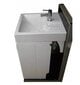 Valamu PAA Claro 60x60 cm,, paigaldatav pesumasinale hind ja info | Vannitoa valamud, kraanikausid | hansapost.ee