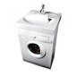 Valamu PAA Claro 60x60 cm,, paigaldatav pesumasinale hind ja info | Vannitoa valamud, kraanikausid | hansapost.ee