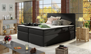 Кровать Divalo BD05, 140х200 см, черная цена и информация | Кровати | hansapost.ee