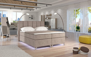 Кровать NORE Basilio, 160x200 см, светло-коричневый цена и информация | Кровати | hansapost.ee
