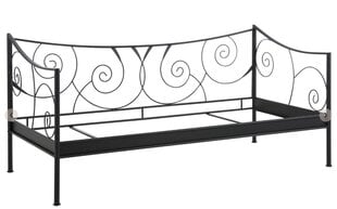 Кровать Isabelle, 90х200 см, черная цена и информация | Кровати | hansapost.ee