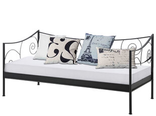 Кровать Isabelle, 90х200 см, черная цена и информация | Кровати | hansapost.ee
