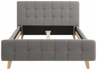 Кровать Limbo 140x200 см, серая цена и информация | Notio Living Мебель для спальни | hansapost.ee