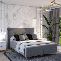 Кровать Satli, 160х200 см, серая цена и информация | Кровати | hansapost.ee