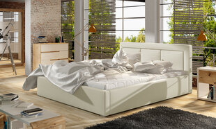 Кровать Belluno MD, 140x200 см, кремовая цена и информация | Кровати | hansapost.ee
