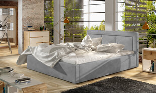 Кровать Belluno MD, 140x200 см, серая цена и информация | Кровати | hansapost.ee