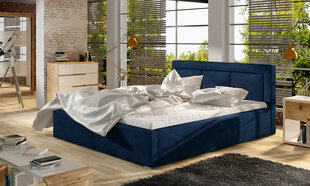 Кровать Belluno MD, 160x200 см, синяя цена и информация | Кровати | hansapost.ee