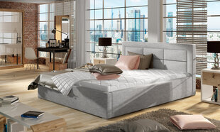 Кровать Rosano MTP, 140x200 см, светло-серая цена и информация | Кровати | hansapost.ee
