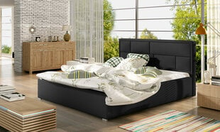 Кровать Latina MD, 140x200 см, черная цена и информация | Кровати | hansapost.ee