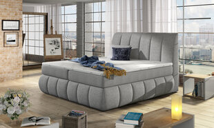 Кровать Vincenzo, 140х200 см, светло-серая цена и информация | Кровати | hansapost.ee