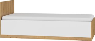 Кровать Meblocross Maximus 90, 90x200, дубового/белого цвета цена и информация | Кровати | hansapost.ee