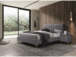 Кровать Signal Meble Mirage, 160x200 см, серая. цена и информация | Кровати | hansapost.ee