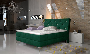 Кровать NORE Adel, 160х200 см, зеленая цена и информация | Кровати | hansapost.ee