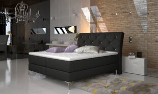 Кровать NORE Adel, 140x200 см, черная цена и информация | Кровати | hansapost.ee
