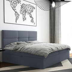 Кровать Selsey Satiri, 180x200 см, серая цена и информация | Кровати | hansapost.ee