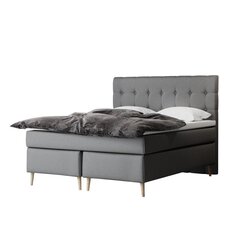 Кровать Selsey Juan 180x200 см, серая цена и информация | Кровати | hansapost.ee