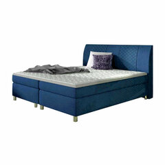 Кровать Selsey Pelton 140x200 см, синяя цена и информация | Кровати | hansapost.ee