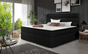 Voodi NORE Softy 180x200 cm, must hind ja info | Voodid | hansapost.ee