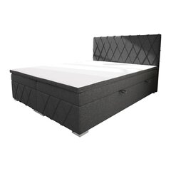 Кровать Selsey Boombell 180x200 см, темно-серая цена и информация | Кровати | hansapost.ee
