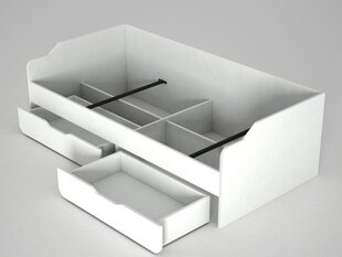 Voodi Kalune Design Young, 91,4x191 cm, valge цена и информация | Кровати | hansapost.ee