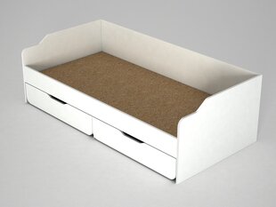 Кровать Kalune Design Young, 90x190 см, белая цена и информация | Кровати | hansapost.ee