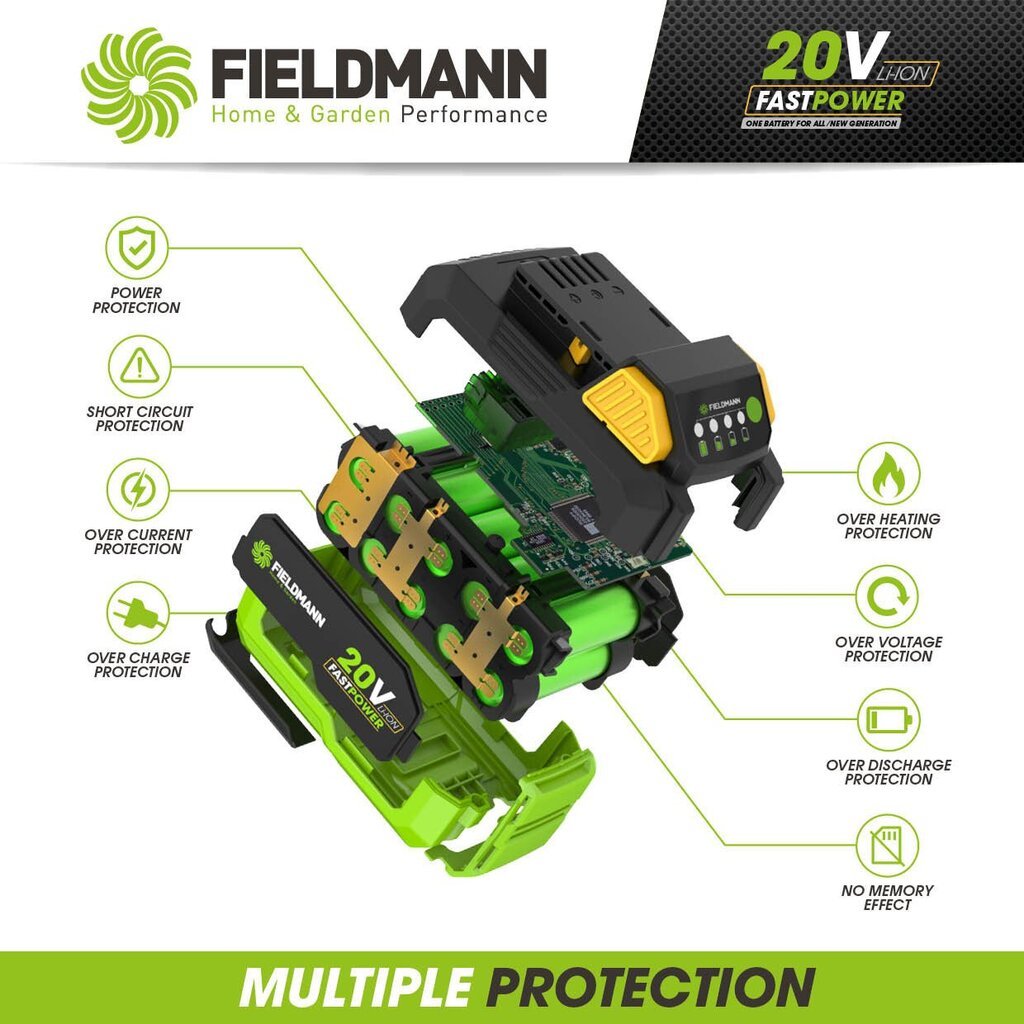 Akutrell-puur Fieldmann FDUV 70105-0, 20V FAST POWER hind ja info | Akutrellid, puurid ja kruvikeerajad | hansapost.ee