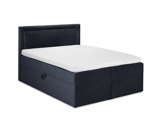 Кровать Mazzini Beds Yucca 160x200 см, темно-синяя цена и информация | Кровати | hansapost.ee