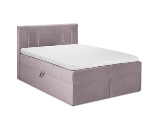 Кровать Mazzini sofas Afra 140x200 см, розовая цена и информация | Кровати | hansapost.ee