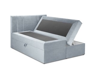 Кровать Mazzini sofas Afra 140x200 см, светло-синяя цена и информация | Кровати | hansapost.ee