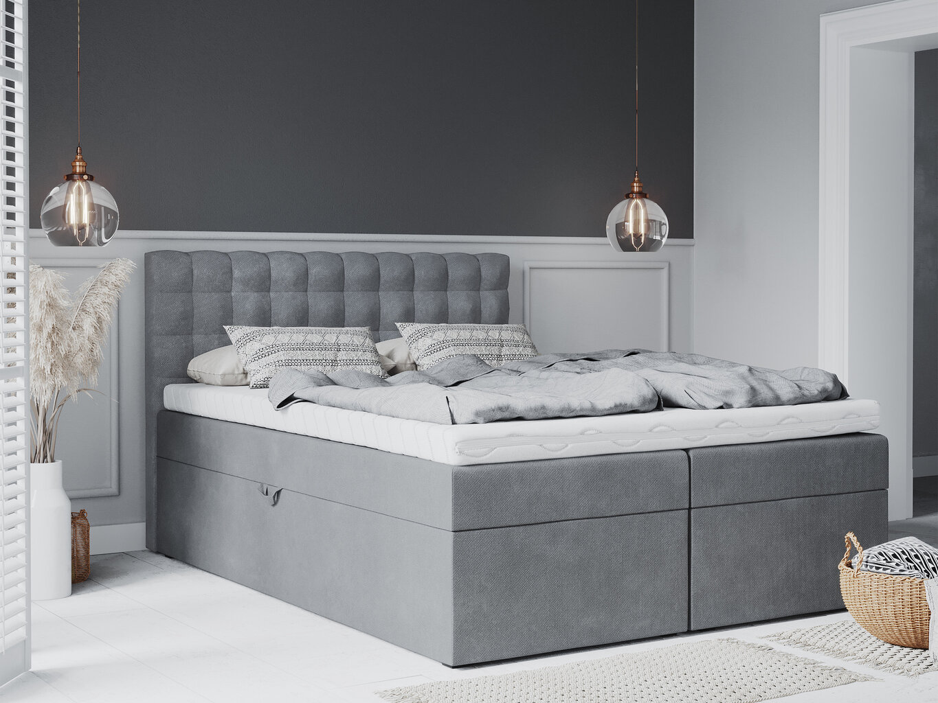 Voodi Mazzini Beds Jade 160x200 cm, hall hind ja info | Voodid | hansapost.ee