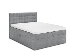 Кровать Mazzini Beds Jade 160x200 см, серая цена и информация | Кровати | hansapost.ee