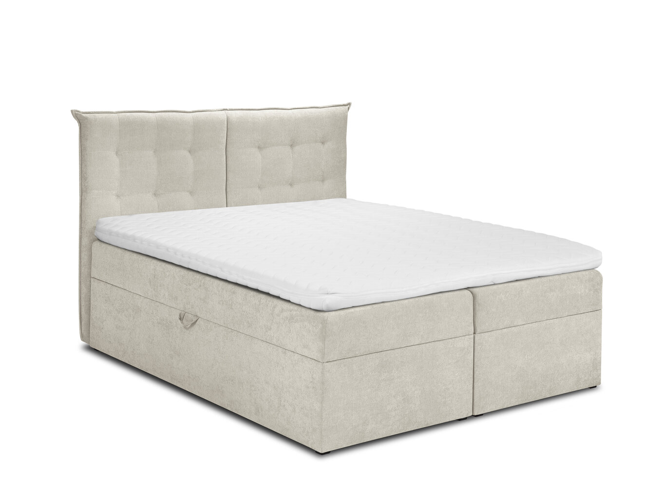 Voodi Mazzini Beds Echaveria 180x200 cm, beeži värvi hind ja info | Voodid | hansapost.ee