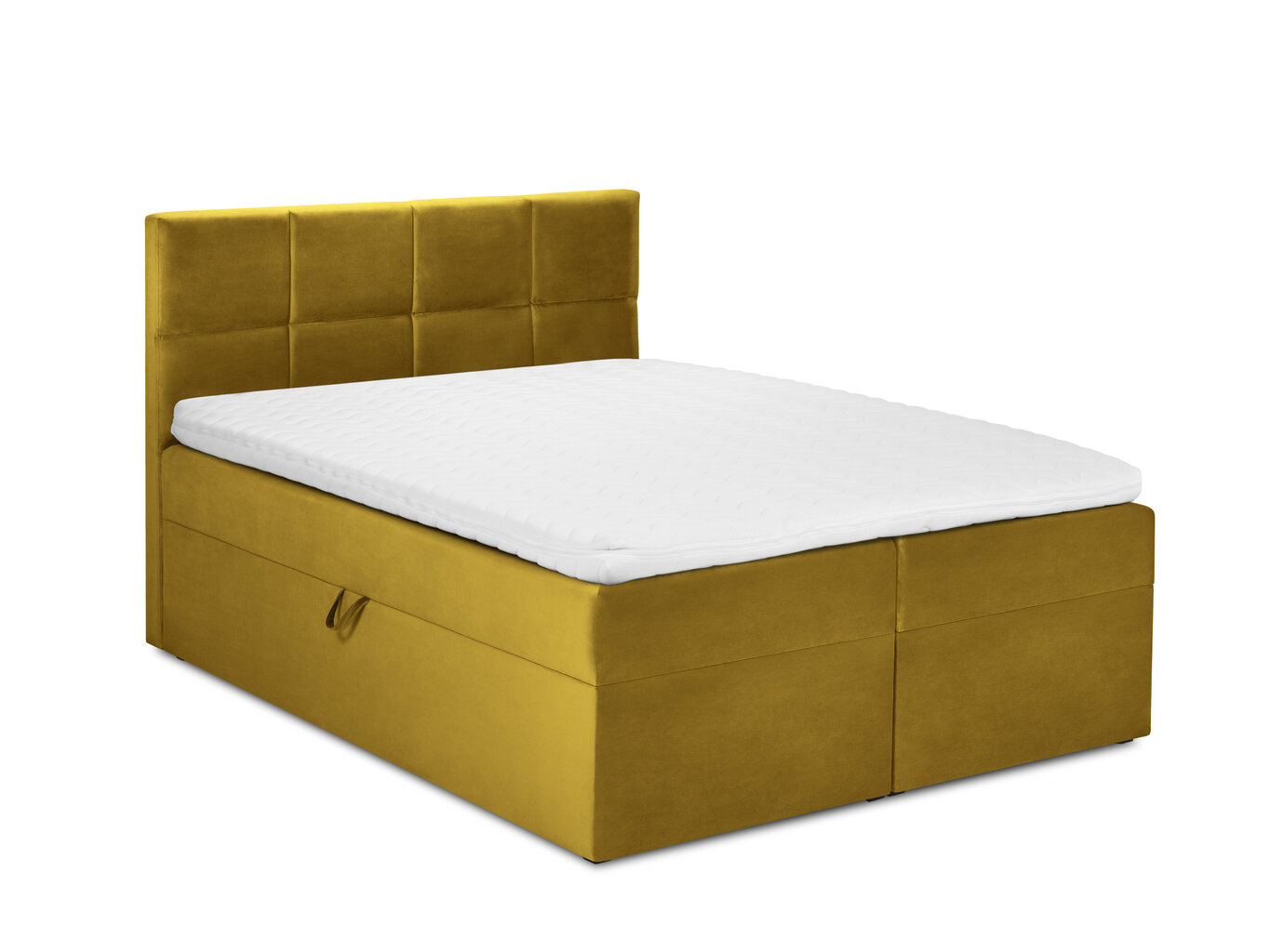 Voodi Mazzini Beds Mimicry 160x200 cm, kollane hind ja info | Voodid | hansapost.ee
