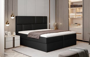 Кровать NORE Florence, 145x200 см, черная эко кожа цена и информация | Кровати | hansapost.ee