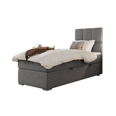 Кровать Selsey Erlar 90x200 см, серая цена и информация | Кровати | hansapost.ee