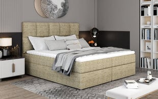 Кровать NORE Glossy 145x200см, светло-коричневый цена и информация | Кровати | hansapost.ee