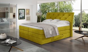 Кровать NORE Mirabel 12, 140x200 см, желтая цена и информация | Кровати | hansapost.ee