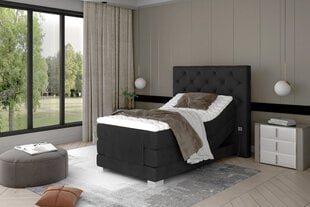 Электрическая кровать NORE Clover 16, 90x200, черная цена и информация | Кровати | hansapost.ee