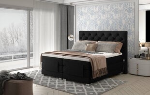Электрическая кровать NORE Clover 16, 140x200, черная цена и информация | Кровати | hansapost.ee