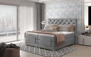 Электрическая кровать NORE Clover 18, 140x200, серая цена и информация | Кровати | hansapost.ee